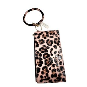 Leopard Keychain Card Holder